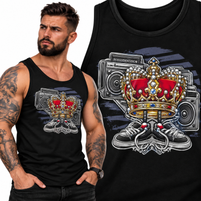 TANK TOP  ANIMOWANY STREET KING